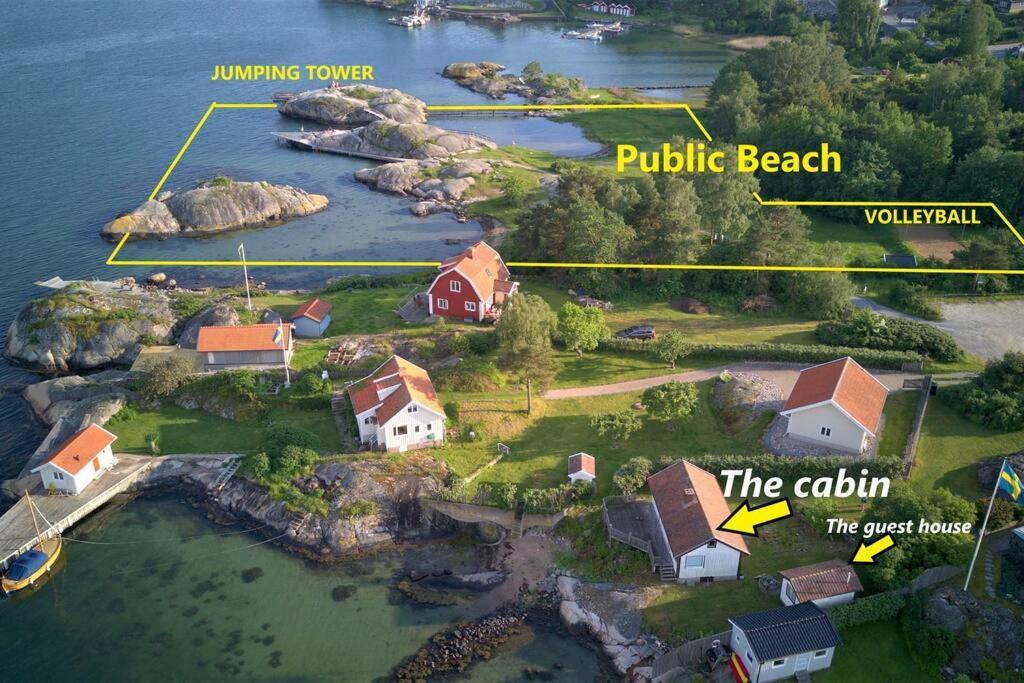 Cabin At The Sea Close To Public Beach With A Jumpingtower Hoviksnas Eksteriør bilde