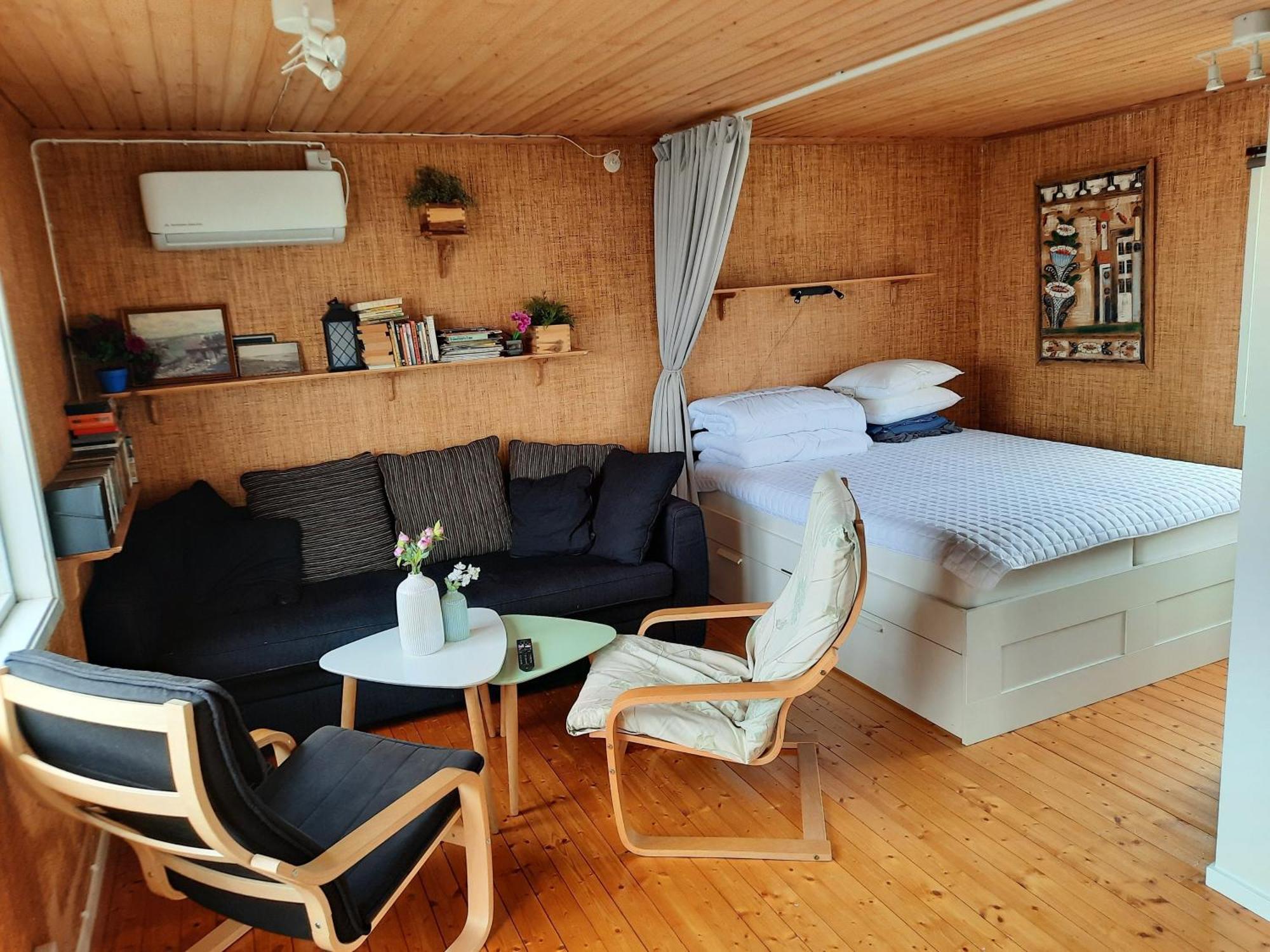 Cabin At The Sea Close To Public Beach With A Jumpingtower Hoviksnas Eksteriør bilde